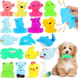 18-Pc Squeaky Dog Toys for Small-Medium Pets