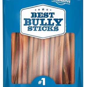 6 Inch All-Natural Bully Sticks for Dogs