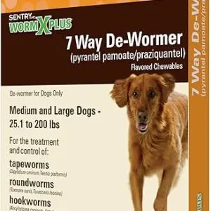 7-Way De-Wormer for Medium-Large Dogs