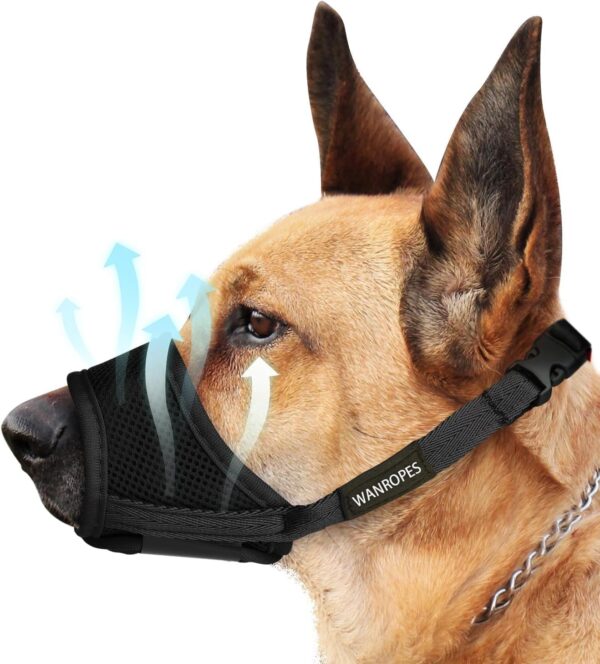 Adjustable Breathable Nylon Dog Muzzle