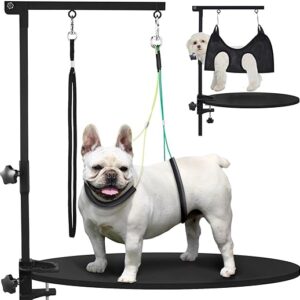 Adjustable Dog Grooming Table Arm with Hammock