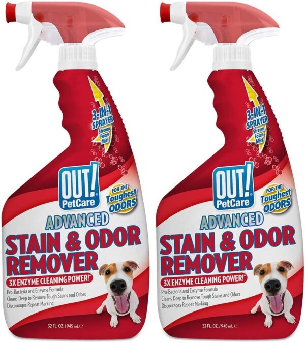 Advanced Stain & Odor Remover - 32oz (2 Pack)