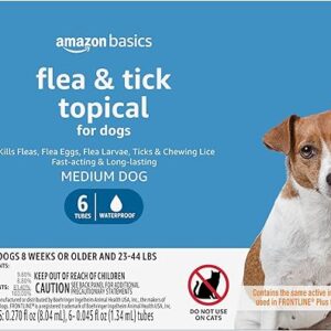 Amazon Basics Flea Tick Treatment Medium Dogs