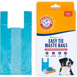 ARM & HAMMER Waste Bags, Blue, 75 Count