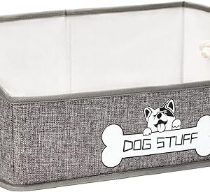 Collapsible Dog Toy Storage with Handle