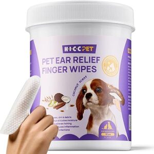 Ear Wipes for Pets - Natural, Soothing