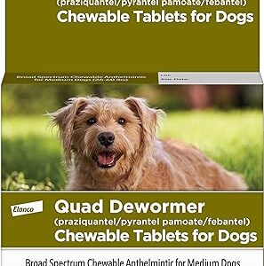 Elanco Dewormer for Medium Dogs, 2 tablets