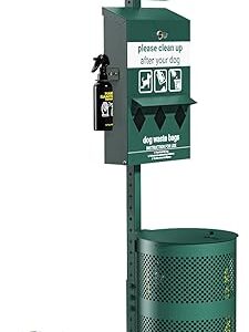 Glow in the Dark Pet Waste Station