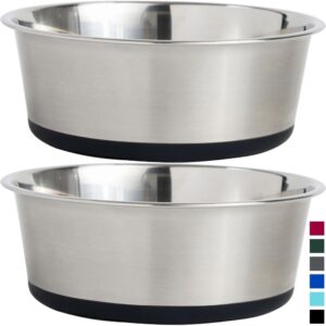 Gorilla Grip Stainless Steel Dog Bowls