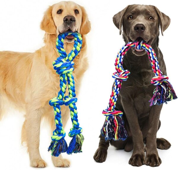 Indestructible Dog Rope Toy for Large Chewers