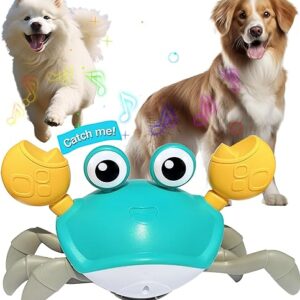 Interactive Crab Dog Toy with Sensors