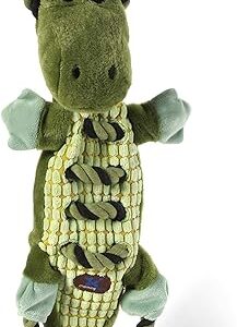 Interactive Gator Squeaky Dog Tug Toy