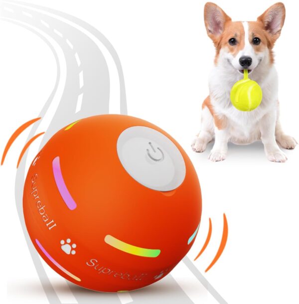 Interactive Motion-Activated Rolling Dog Ball