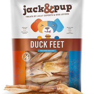 Jack&Pup Duck Feet Dog Treats