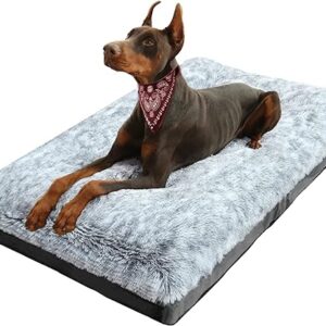 Large Dog Crate Bed, Cozy Washable