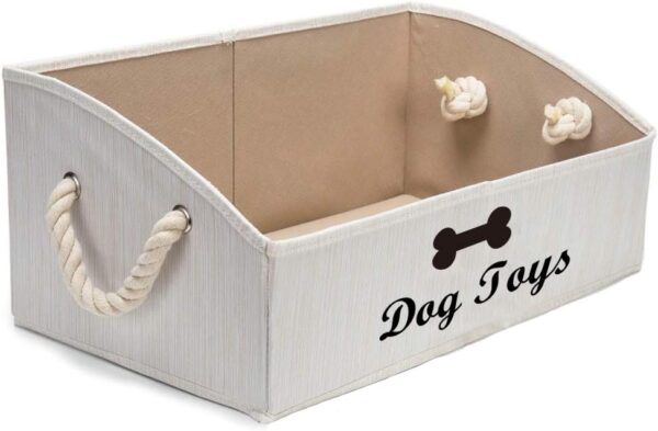 Large Dog Toys Storage Bin Organizer