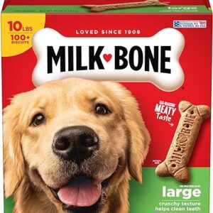 Milk-Bone Large Dog Treats, 10lb, Teeth Cleaning