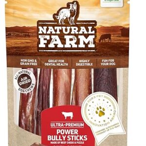 Natural Farm Power Bully Stick Chews