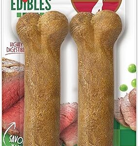 Nylabone Roast Beef Dog Chews (2 Count)