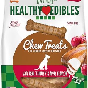 Nylabone Turkey & Apple Dog Chew Treats