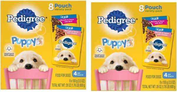 PEDIGREE PUPPY Wet Dog Food Variety Pack