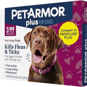 PetArmor Plus for Large Dogs, 3 Doses