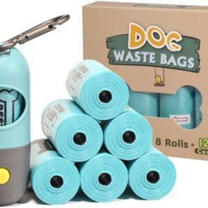 Potaroma Dog Poop Bags, 8 Rolls