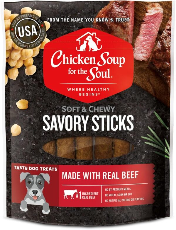 Savory Sticks Dog Treats, Beef Flavor