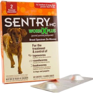 Sentry Wormx Plus Large Dog De-Wormer