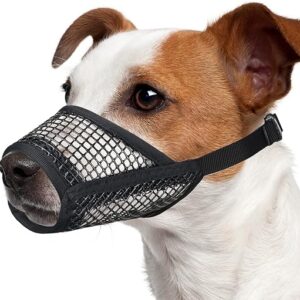 Soft Mesh Dog Muzzle for Various Breeds