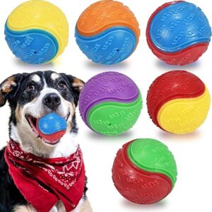 Squeaky Dog Balls for Interactive Play