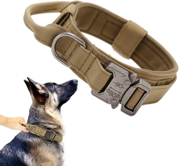 Tactical Military Dog Collar with Handle