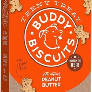 Teeny Crunchy Dog Treats with Peanut Butter