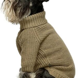 Thermal Knitted Dog Sweater in Sage