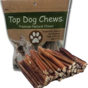 Thick 6" Bully Sticks, Natural Beef