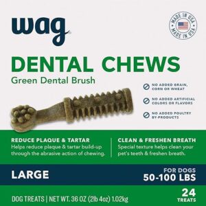 Wag Green Dental Chews for Large Dogs