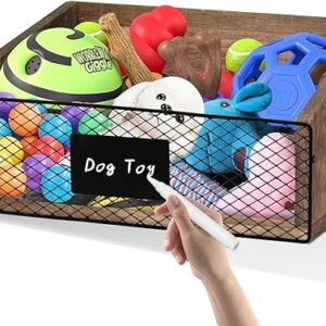 Wood Toy Storage Bin for Pets