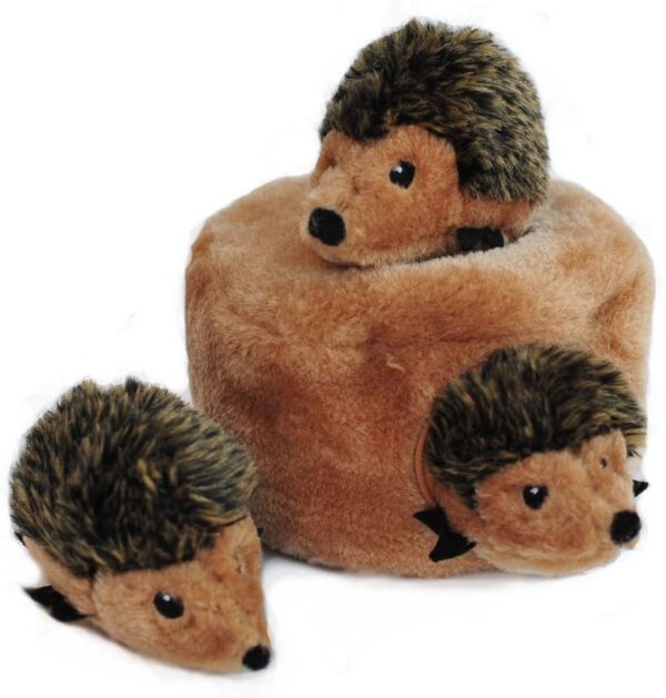 ZippyPaws Burrow Dog Toy - Hide and Seek Hedgehog